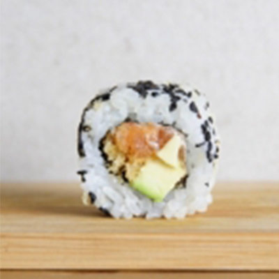 Spicy salmón crunch