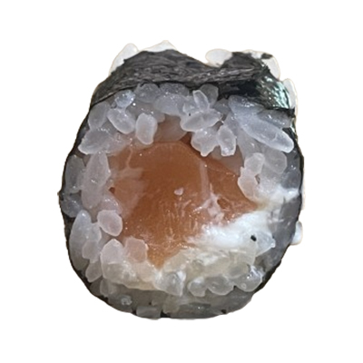 Maki de salmón con queso