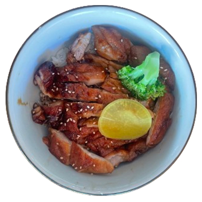 Pollo teriyaki con arroz